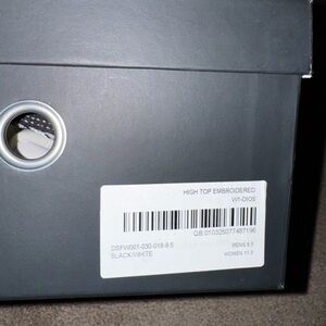 Darc Sport Black and White High Top Sneakers